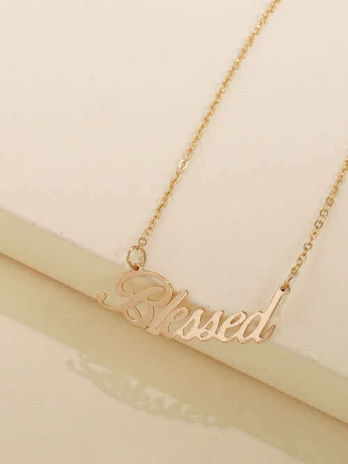 Gorgeous gold  plated Blessed pendant and chain
