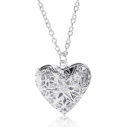 Gorgeous Filigree locket pendant and chain