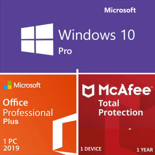 Windows 10 Pro + Office 2019 Pro Plus + Avast  Bundle License- Free fast delivery