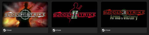 Sudden strike triology