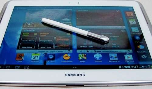 Samsung Galaxy NOTE 10.1` Tablet white, excellent condition