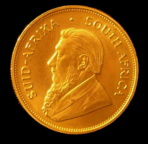 Gold 1/10 kruger coin