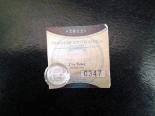 Silver Trains of South Africa Tickey