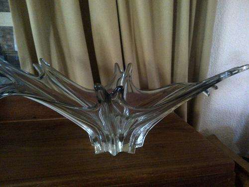 Very big Clear glass murano vase