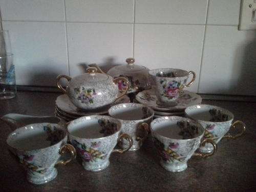 Beautiful Strathmore tea set