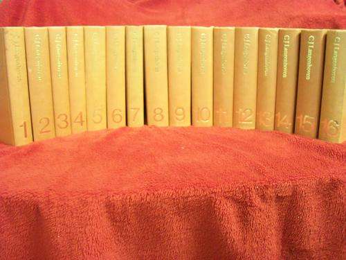 CJ Langenhoven versamelde werke  boeke 1-16 baie goeie toestand 5e druk 1973