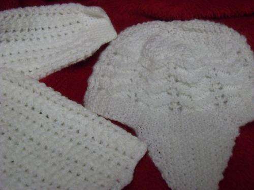 knitted jacket and bonnet not a set