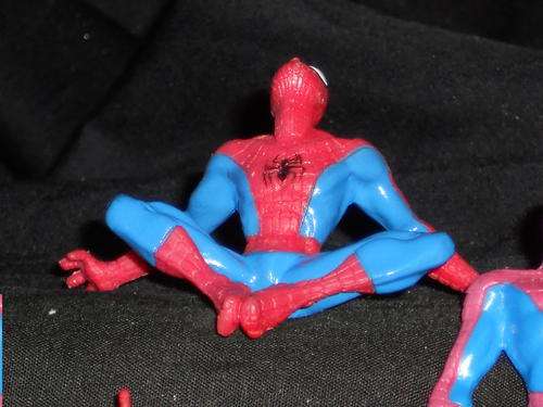 Spiderman action figures trio 8cm tall