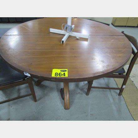 Huge Quality Hard Wood Round Table