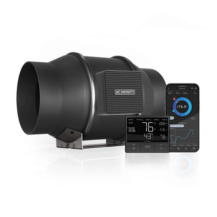 AC Infinity T6 Inline Fan with controller