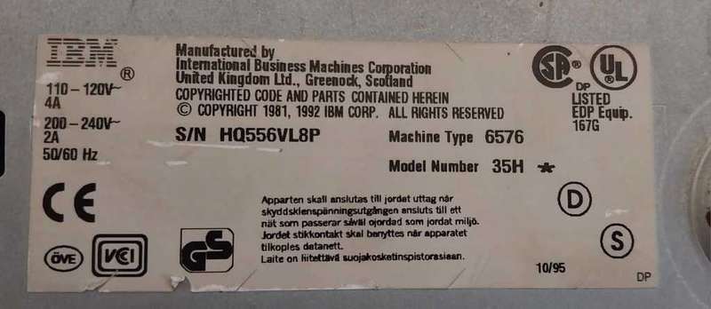 IBM Personal Computer 330-P75