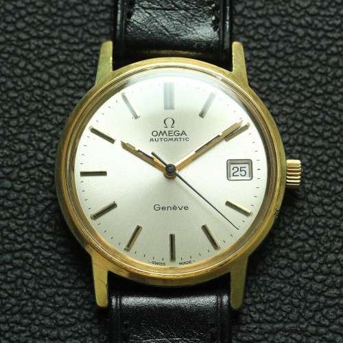 Omega Geneve Automatic Original Box & Strap Ref 166.0163 Cal 1012