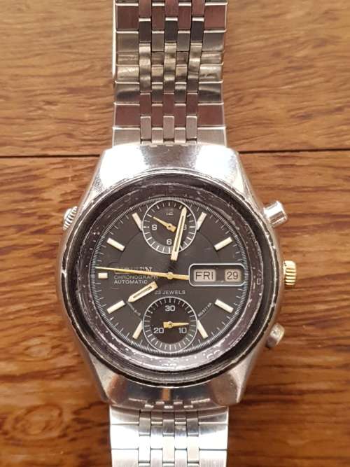 Vintage Citizen Automatic Chronograph & 2 Seikos