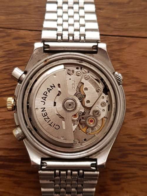Vintage Citizen Automatic Chronograph & 2 Seikos