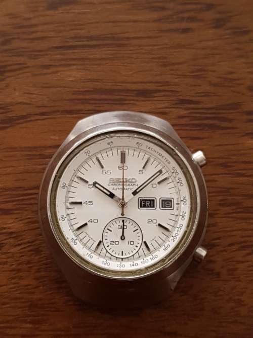 Vintage Seiko Automatic Chronograph "Helmet" Ref 6139 7100
