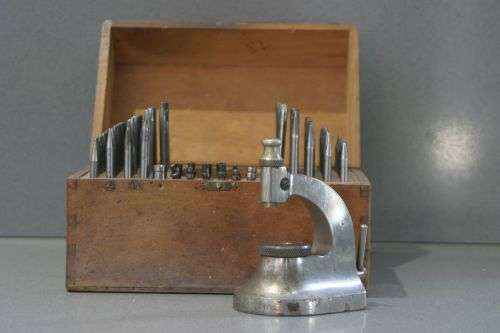 Large Watchmakers Riveting Tool Set