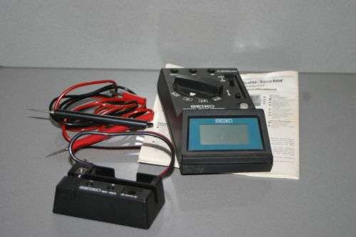 Vintage Seiko Multi Test Tool Box Papers