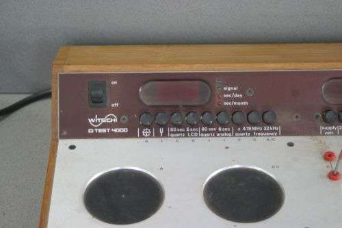 Valuable Witschi Q4100 Watchmakers Watch Timing Tool