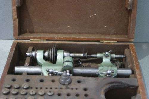 Vintage Watchmaker Lathe and Tools, Chucks