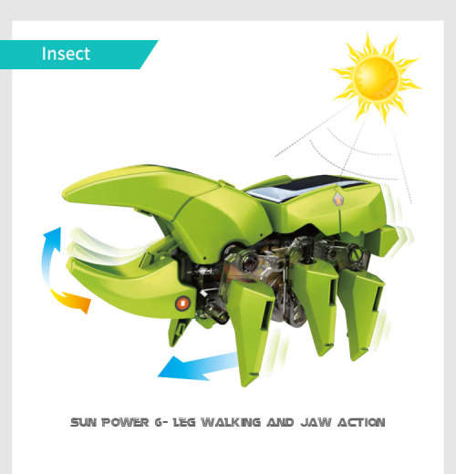 DIY 4in1 Solar toy robot Dinosaur Building blocks Assembly kids boy&girl Education toy robot