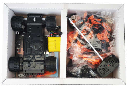 Assembling R/C toy car building block remote control car off-road SUV