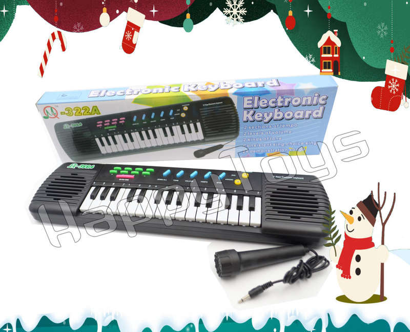 Christmas gift31Keyboard Mini Electronic Multifunctional Piano With Microphone Educational Toy Piano