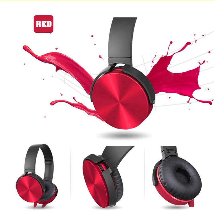 MDR-XB450 Heavy bass wired stereo headset head-mounted collapsible universal