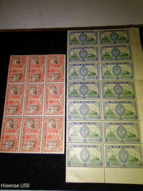 stamps mixed blocks