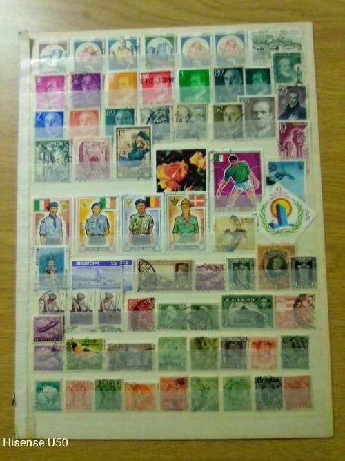 stamps mixed world