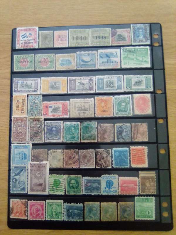 stamps central and south america