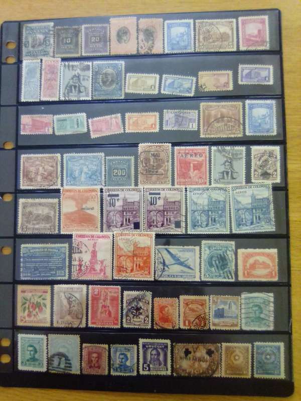 stamps central and south america