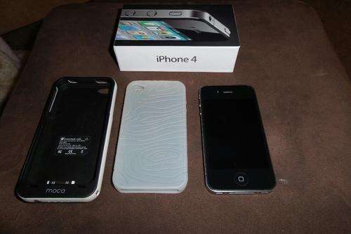 Apple Iphone 4 16gb with Mocca power pack