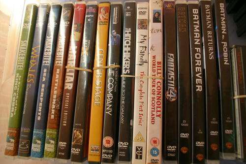 Bulk sale of DVD's