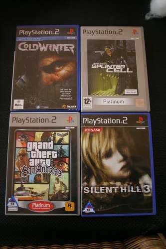 Bulk sale of 4 PS2 games