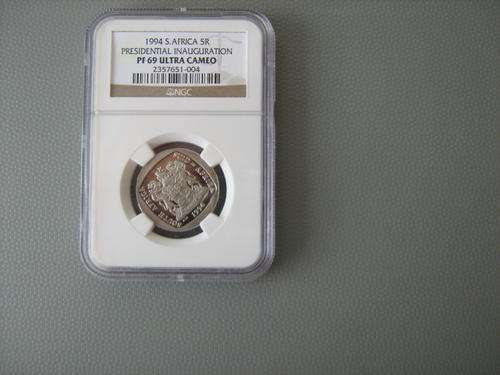 PF69 ULTRA CAMEO INAUGURATION R5 GRADED BY NGC VERY RARE 2ND HIGHEST GRADED COIN