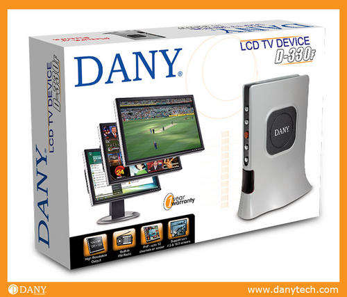 DANY TV TUNER WITH REMOTE, CONVERT PC MONITOR INTO TV (BRAND NEW)