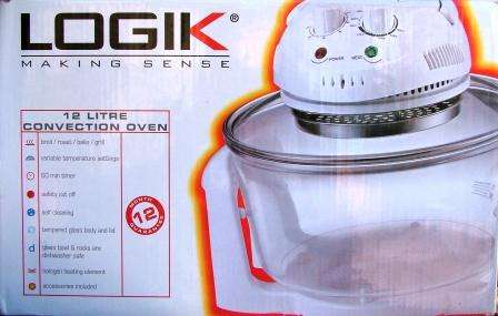 LOGIK 12L CONVECTION OVEN  / BROIL / ROAST BAKE / GRILL