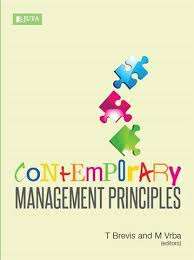 Contemporary management principles