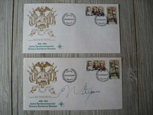 2x 1980 Centenary FDC 1 signed view my other items for more Bargains