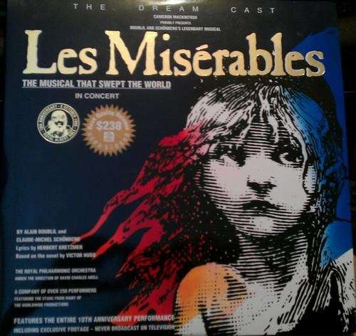 LES MISERABLES - THE DREAM CAST - LASER DISC