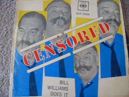BILL WILLIAMS - CENSORED - LP - COMEDY
