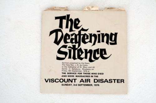 THE DEAFENING SILENCE - RHODESIA VISCOUNT DISASTER - SINGLE