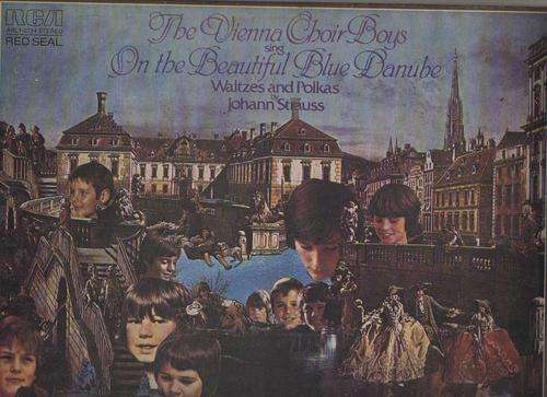 THE VIENNA CHOIR BOYS - ON THE BEAUTIFUL BLUE DANUBE - LP