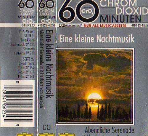 EINE KLEINE NACHTMUSIK WITH HERBERT VAN KARAJAN - CASSETTE TAPE