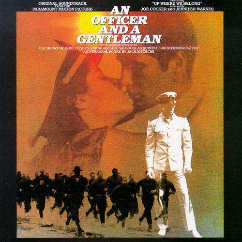 AN OFFICER AND A GENTLEMAN- SOUNDTRACK- LP