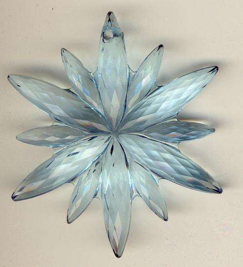 SALE! ACRYLIC FACETED STARS - DROPS AND SNOWFLAKES. By the packet.