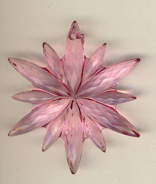 SALE! ACRYLIC FACETED STARS - DROPS AND SNOWFLAKES. By the packet.