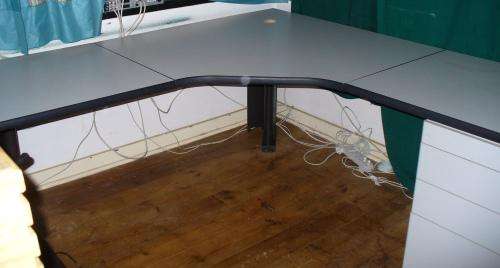 CORNER DESK  - APPROX 1.9m x 1.9m  EACH END.