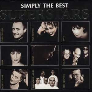 SIMPLY THE BEST SUPERSTARS - VARIOUS ARTISTS - DOUBLE CD