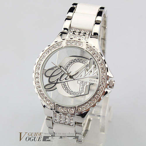 "GUESS" - High quality - DONT MISS wrist watch bangle stainless steel imitated diamond with gift box